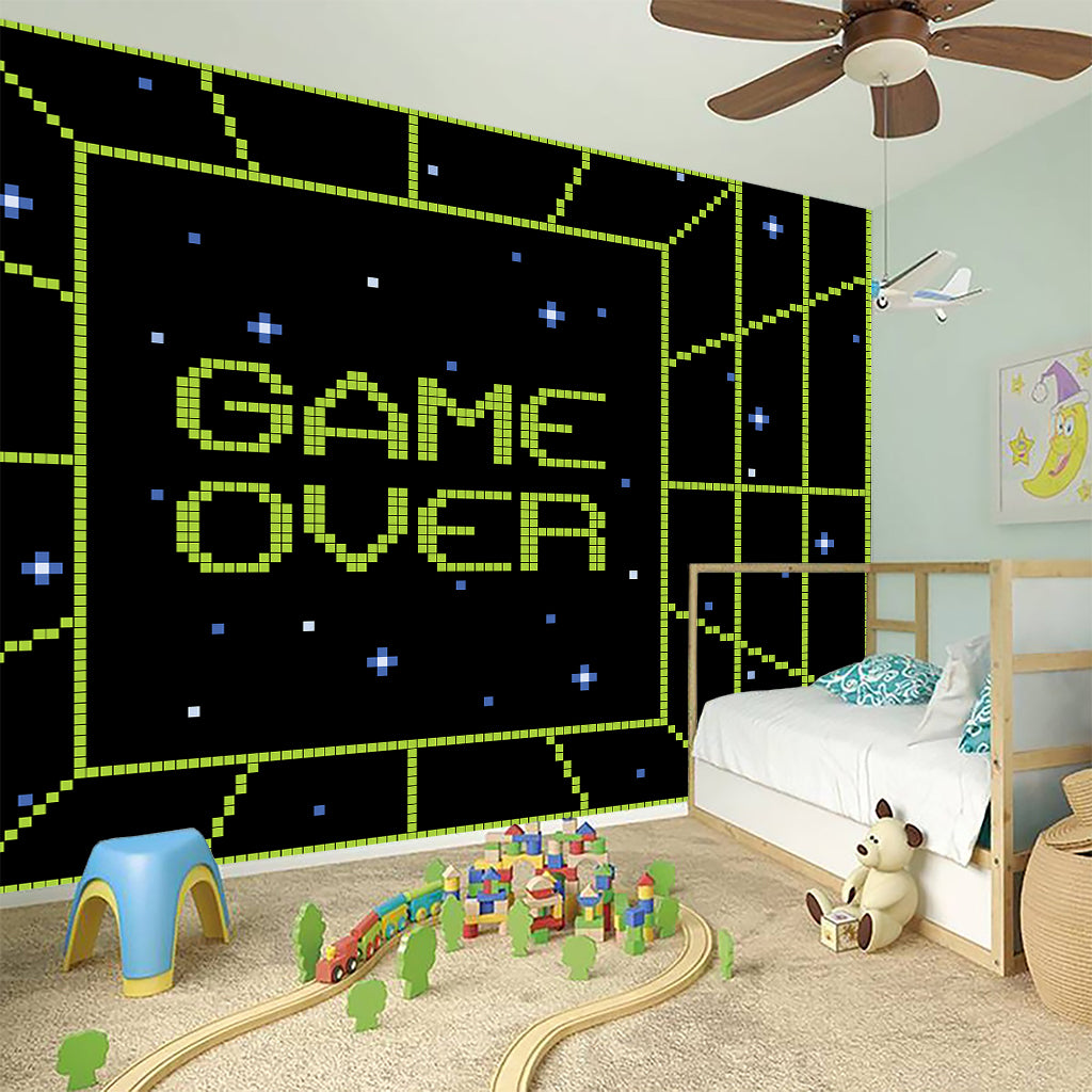 8-Bit Game Over Print Wall Sticker