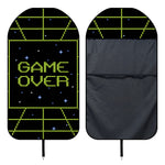8-Bit Game Over Print Waterproof Car Seat Cover