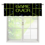 8-Bit Game Over Print Window Valance