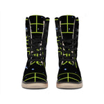 8-Bit Game Over Print Winter Boots