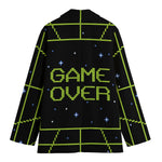 8-Bit Game Over Print Women's Blazer