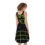 8-Bit Game Over Print Women's Sleeveless Dress