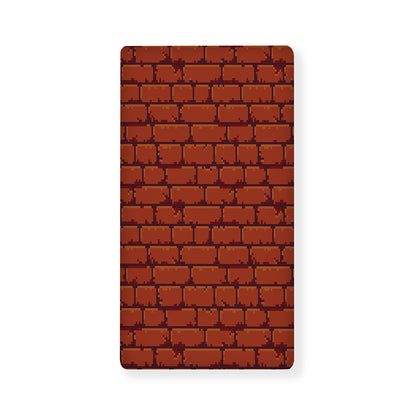 8-Bit Pixel Brick Wall Print Baby Crib Sheet