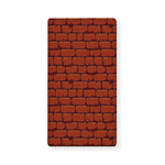 8-Bit Pixel Brick Wall Print Baby Crib Sheet