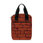 8-Bit Pixel Brick Wall Print Bible Tote Bag