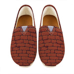 8-Bit Pixel Brick Wall Print Casual Shoes