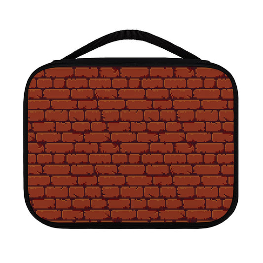 8-Bit Pixel Brick Wall Print Classic Bible Case