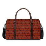 8-Bit Pixel Brick Wall Print Duffle Bag