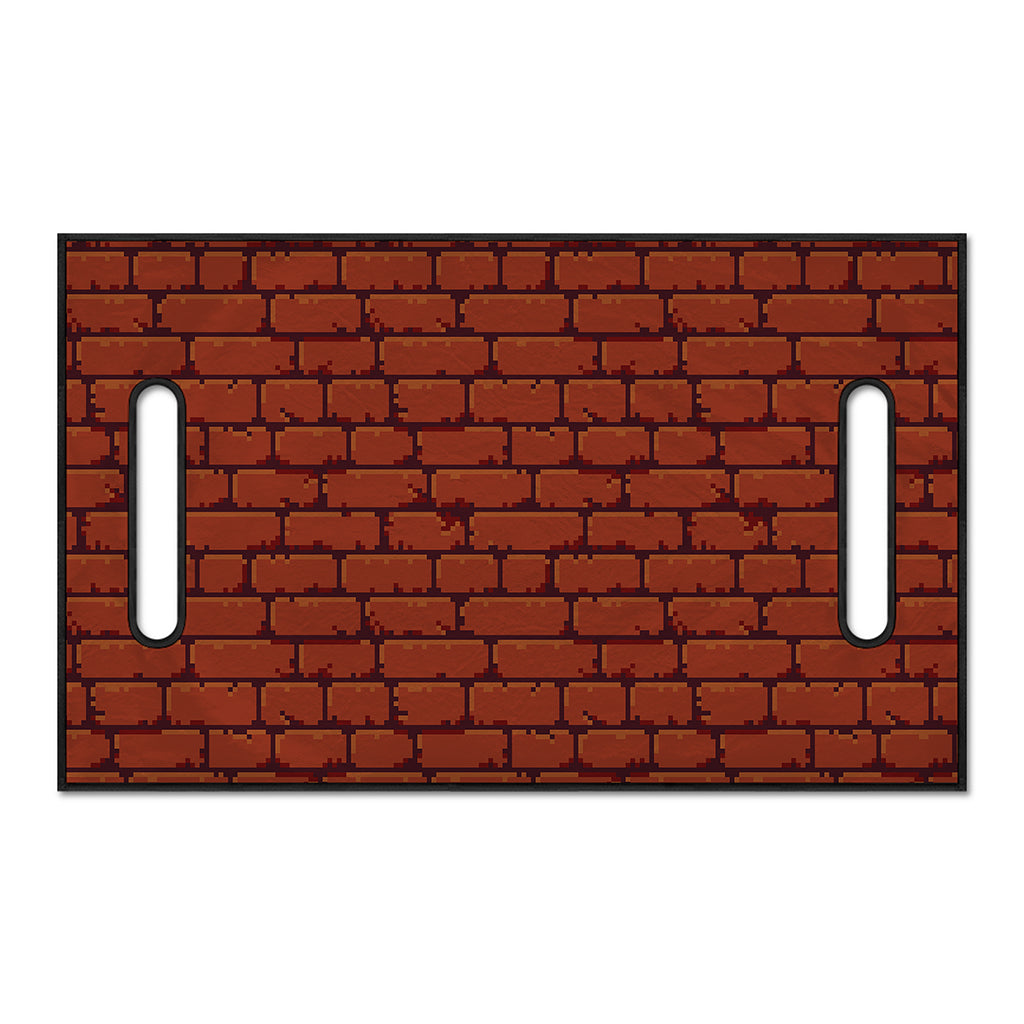 8-Bit Pixel Brick Wall Print Golf Cart Seat Cover