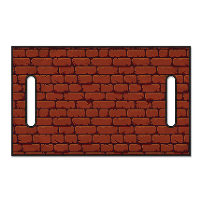 8-Bit Pixel Brick Wall Print Golf Cart Seat Cover