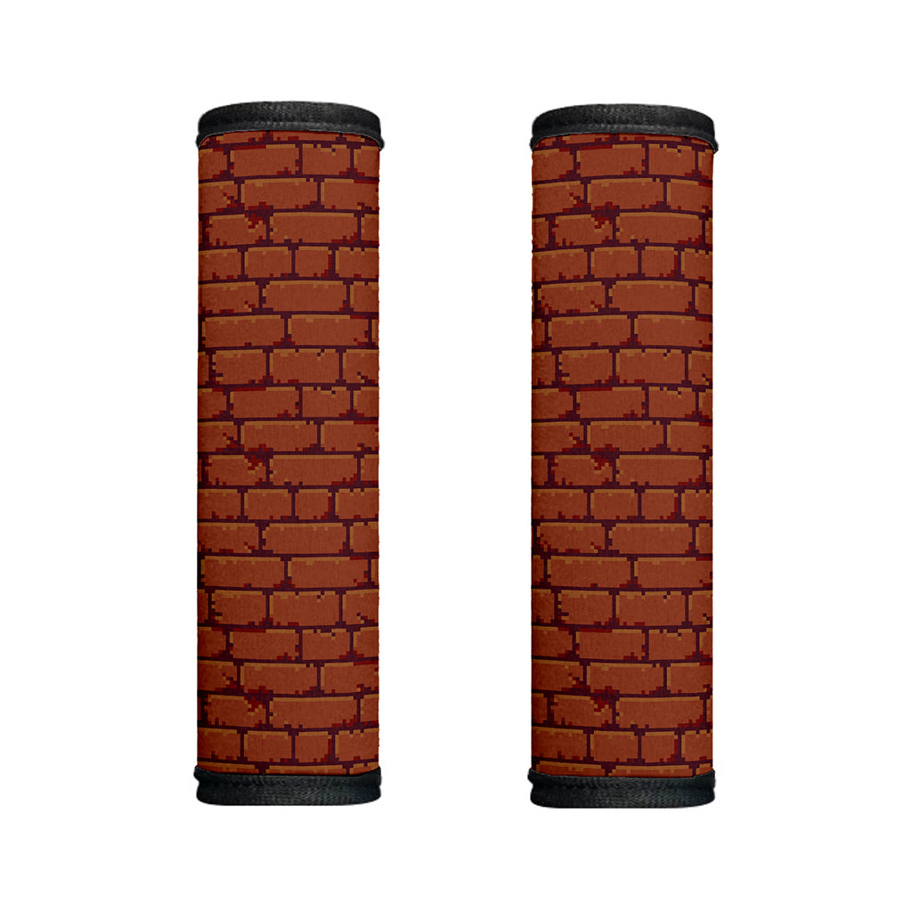 8-Bit Pixel Brick Wall Print Handle Covers