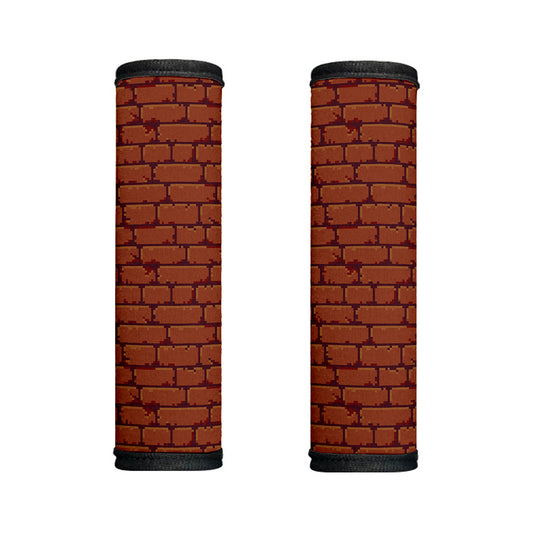 8-Bit Pixel Brick Wall Print Handle Covers