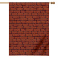 8-Bit Pixel Brick Wall Print House Flag