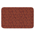 8-Bit Pixel Brick Wall Print Indoor Door Mat