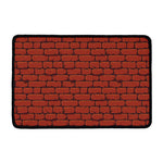 8-Bit Pixel Brick Wall Print Kitchen Mat