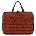 8-Bit Pixel Brick Wall Print Laptop Sleeve With Handle