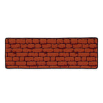 8-Bit Pixel Brick Wall Print Long Kitchen Mat