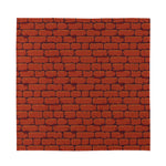 8-Bit Pixel Brick Wall Print Silk Bandana