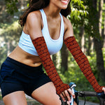 8-Bit Pixel Brick Wall Print Sun Protection Arm Sleeves