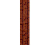 8-Bit Pixel Brick Wall Print Table Runner