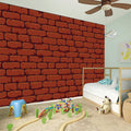 8-Bit Pixel Brick Wall Print Wall Sticker