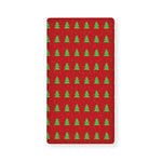 8-Bit Pixel Christmas Tree Pattern Print Baby Crib Sheet