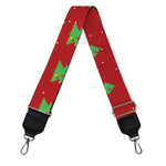8-Bit Pixel Christmas Tree Pattern Print Bag Strap