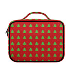 8-Bit Pixel Christmas Tree Pattern Print Briefcase Bible Bag