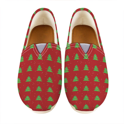 8-Bit Pixel Christmas Tree Pattern Print Casual Shoes