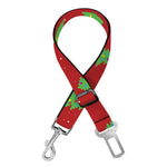 8-Bit Pixel Christmas Tree Pattern Print Dog Seat Belt