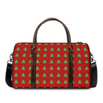 8-Bit Pixel Christmas Tree Pattern Print Duffle Bag