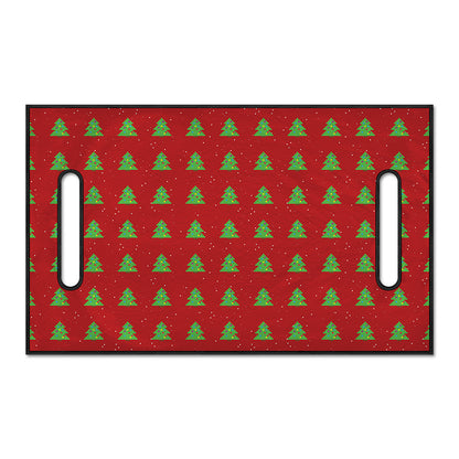 8-Bit Pixel Christmas Tree Pattern Print Golf Cart Seat Cover