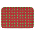 8-Bit Pixel Christmas Tree Pattern Print Indoor Door Mat