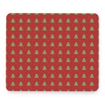 8-Bit Pixel Christmas Tree Pattern Print Mouse Pad