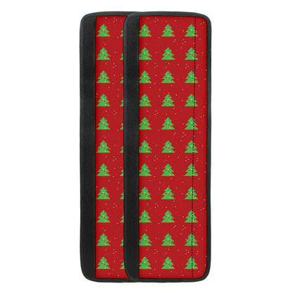 8-Bit Pixel Christmas Tree Pattern Print Refrigerator Handle Covers