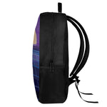 8-Bit Pixel Digital Landscape Print 17 Inch Backpack