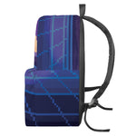 8-Bit Pixel Digital Landscape Print Backpack