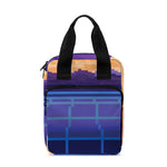8-Bit Pixel Digital Landscape Print Bible Tote Bag