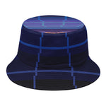 8-Bit Pixel Digital Landscape Print Bucket Hat