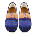 8-Bit Pixel Digital Landscape Print Casual Shoes