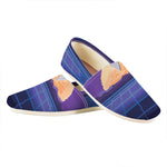 8-Bit Pixel Digital Landscape Print Casual Shoes