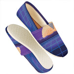 8-Bit Pixel Digital Landscape Print Casual Shoes