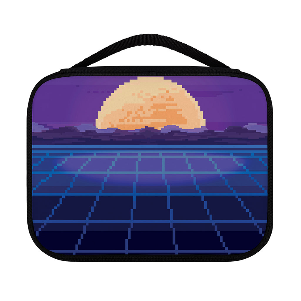 8-Bit Pixel Digital Landscape Print Classic Bible Case