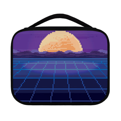 8-Bit Pixel Digital Landscape Print Classic Bible Case