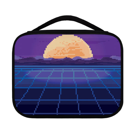 8-Bit Pixel Digital Landscape Print Classic Bible Case