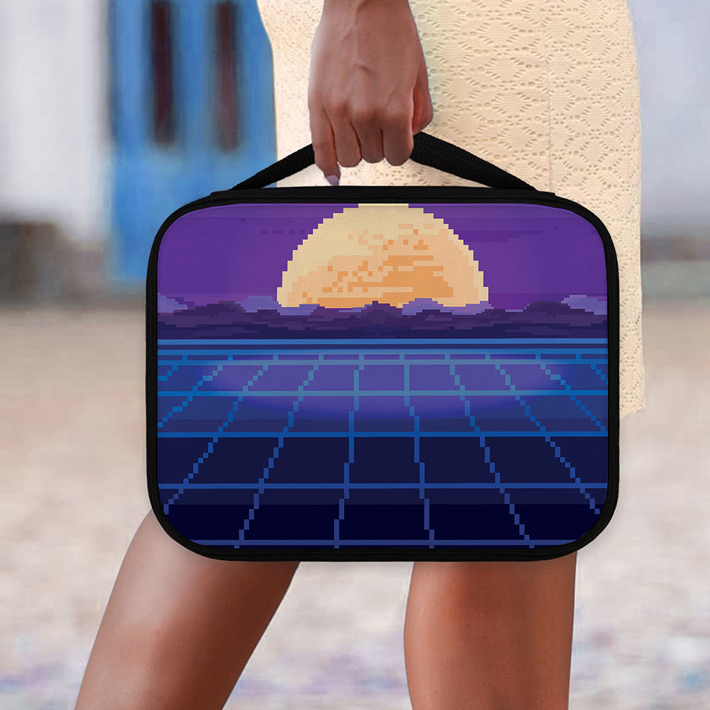 8-Bit Pixel Digital Landscape Print Classic Bible Case