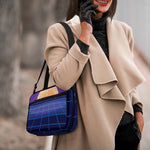 8-Bit Pixel Digital Landscape Print Double Strap Bible Bag