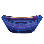 8-Bit Pixel Digital Landscape Print Fanny Pack