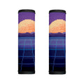 8-Bit Pixel Digital Landscape Print Handle Covers