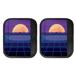 8-Bit Pixel Digital Landscape Print Handle Covers